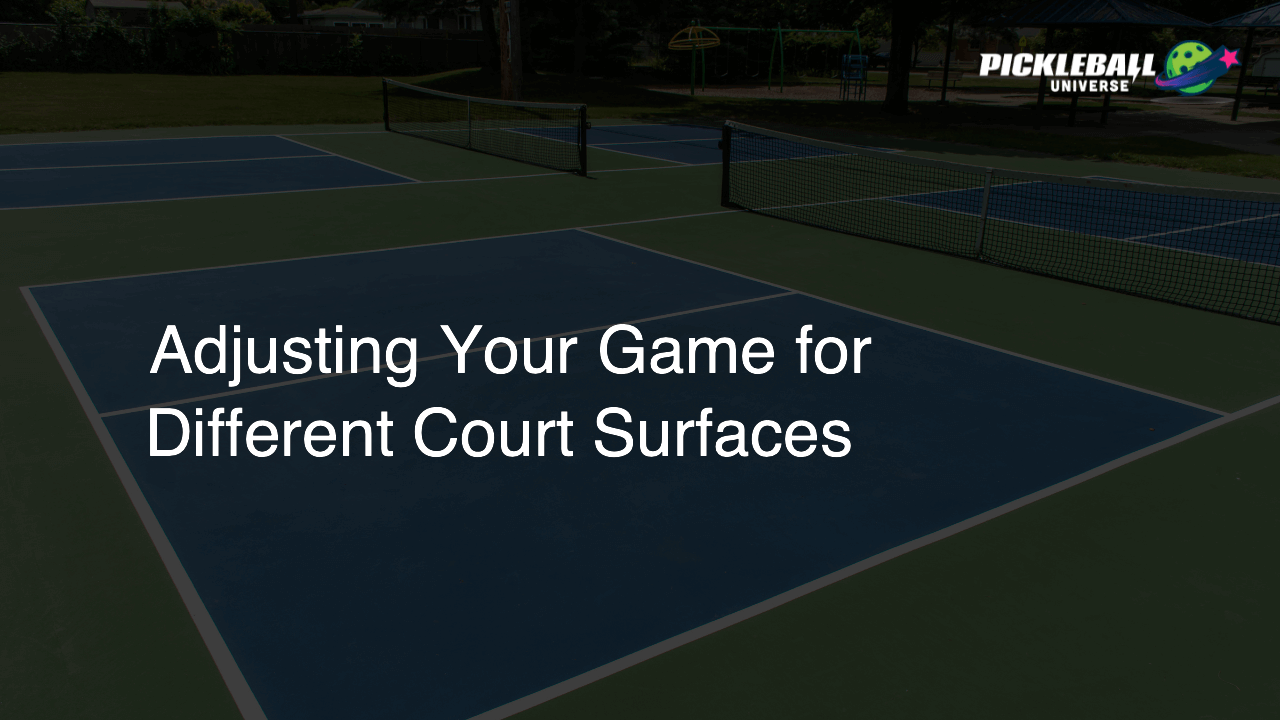 Adjusting Your Game for Different Court Surfaces
