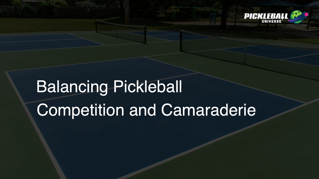 Balancing Pickleball Competition and Camaraderie