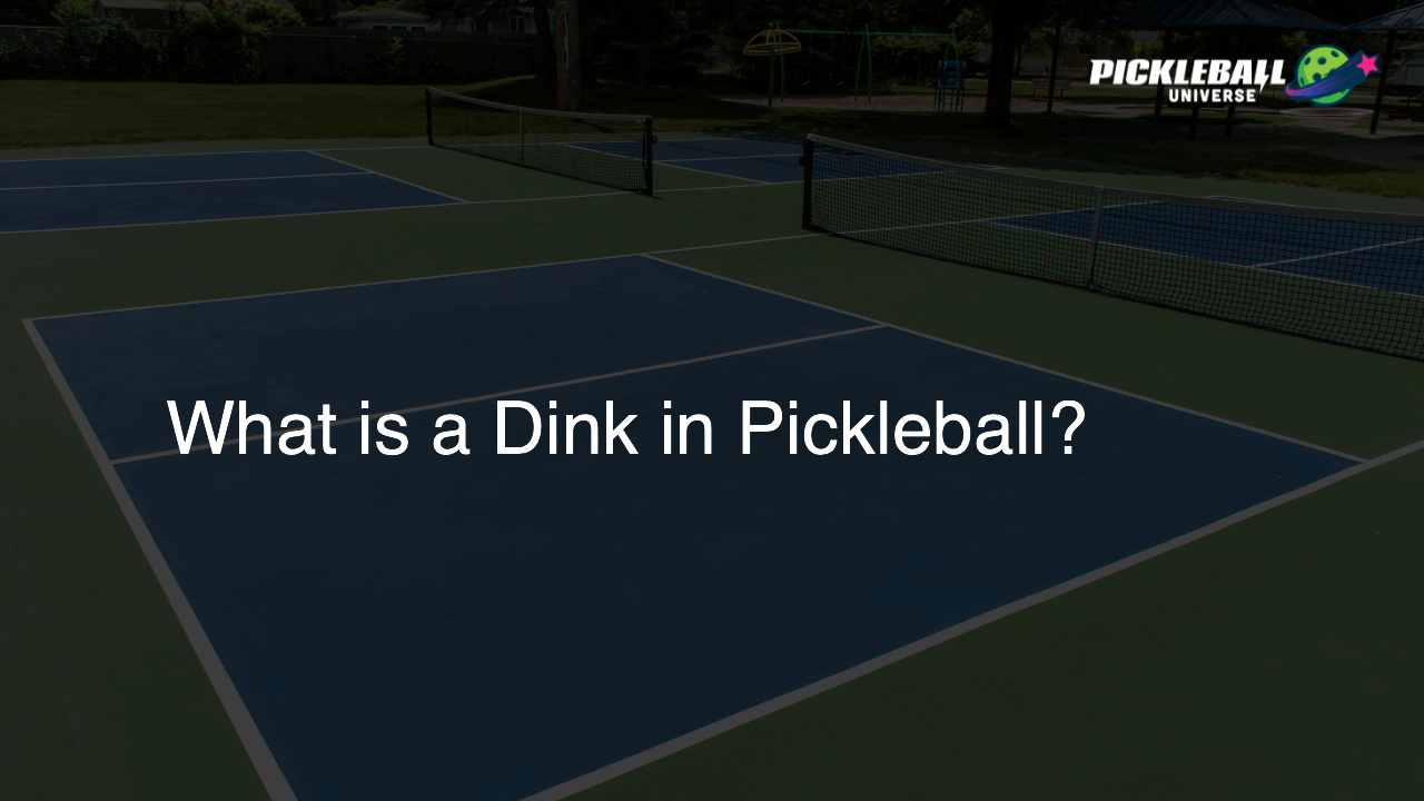 What is a Dink in Pickleball?