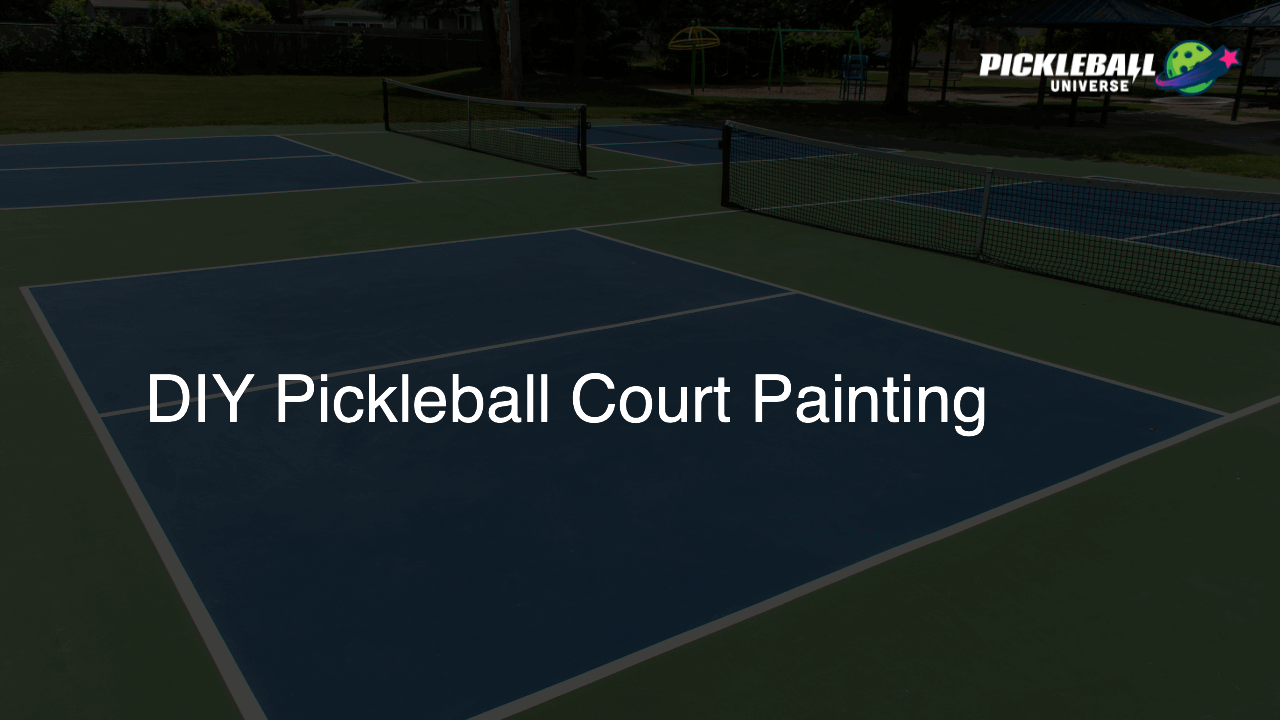 DIY Pickleball Court Painting