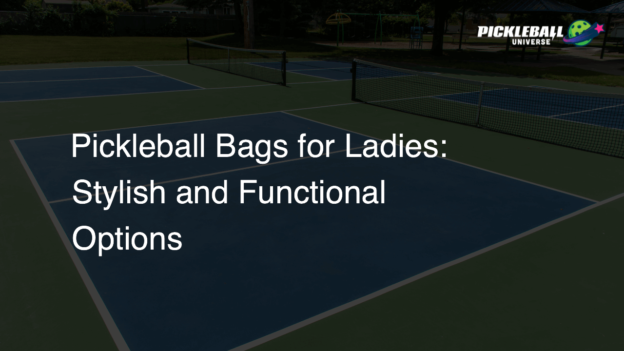 Pickleball Bags for Ladies: Stylish and Functional Options