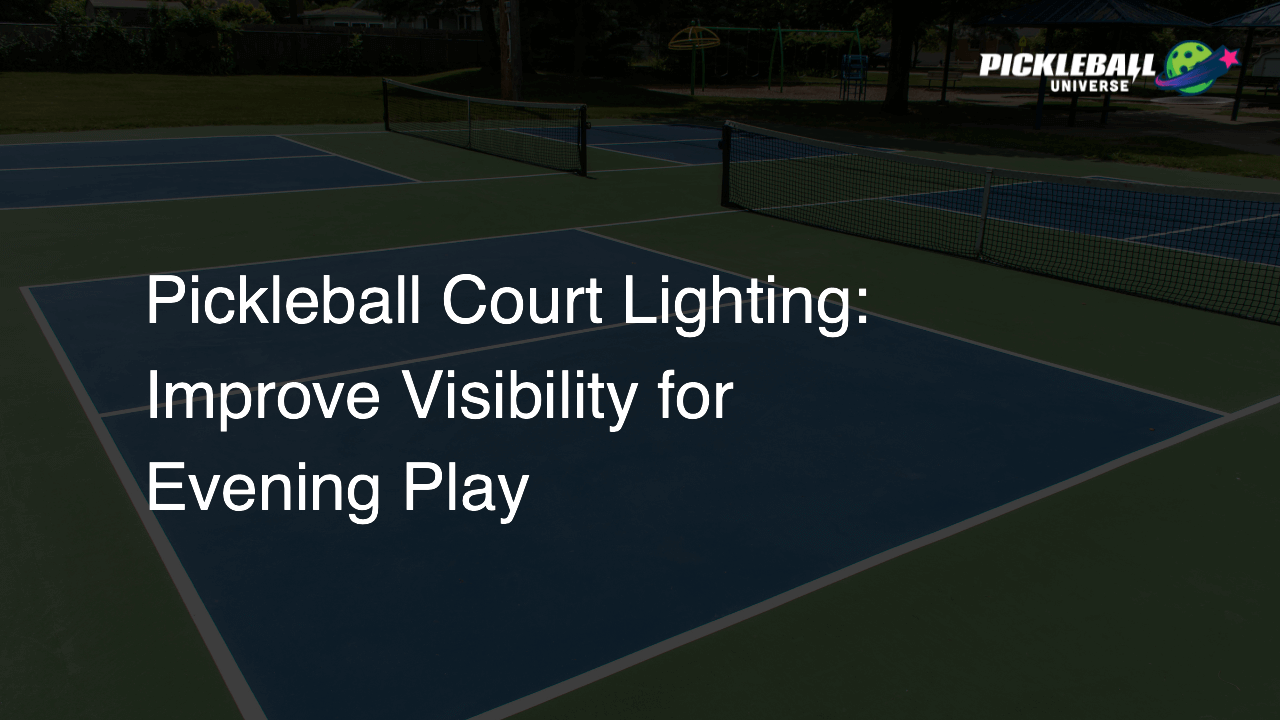 Pickleball Court Lighting: Improve Visibility for Evening Play