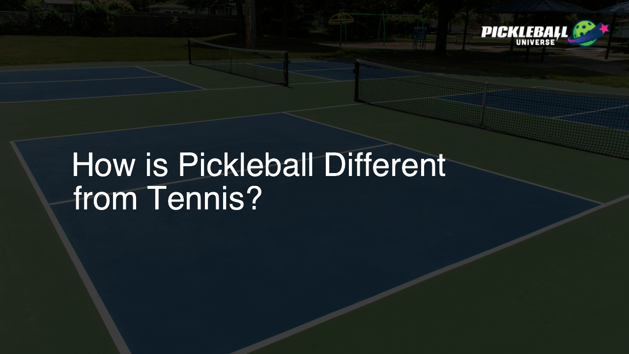 How is Pickleball Different from Tennis?