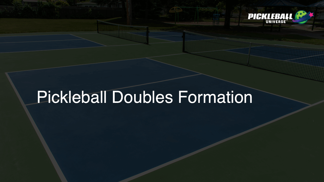 Pickleball Doubles Formation