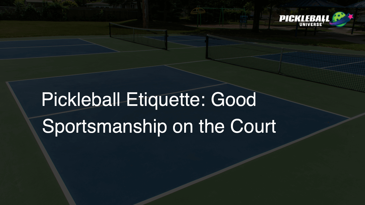 Pickleball Etiquette: Good Sportsmanship on the Court