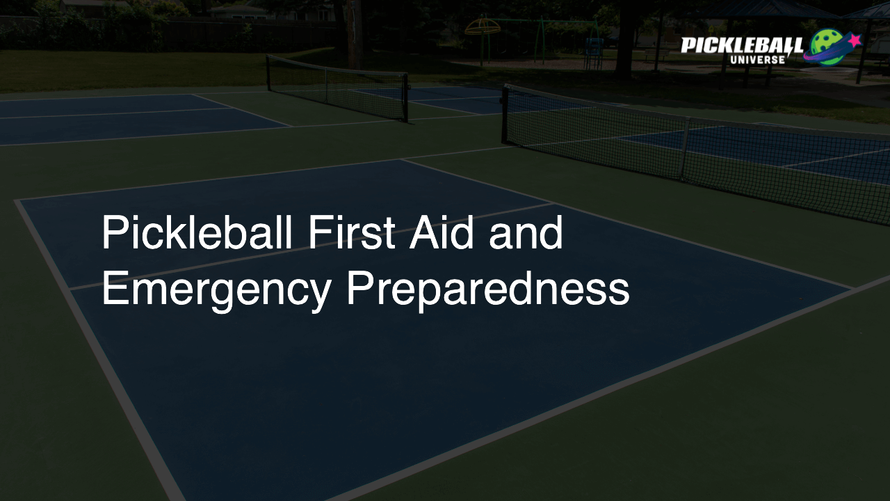 Pickleball First Aid and Emergency Preparedness