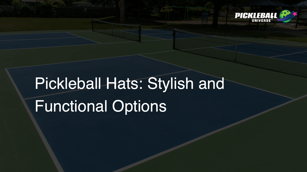 Pickleball Hats: Stylish and Functional Options
