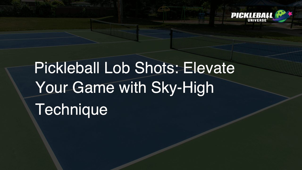 Pickleball Lob Shots: Elevate Your Game with Sky-High Technique