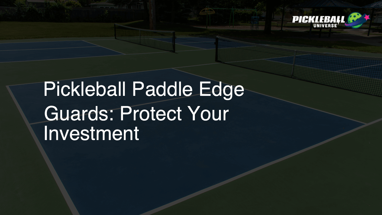 Pickleball Paddle Edge Guards: Protect Your Investment
