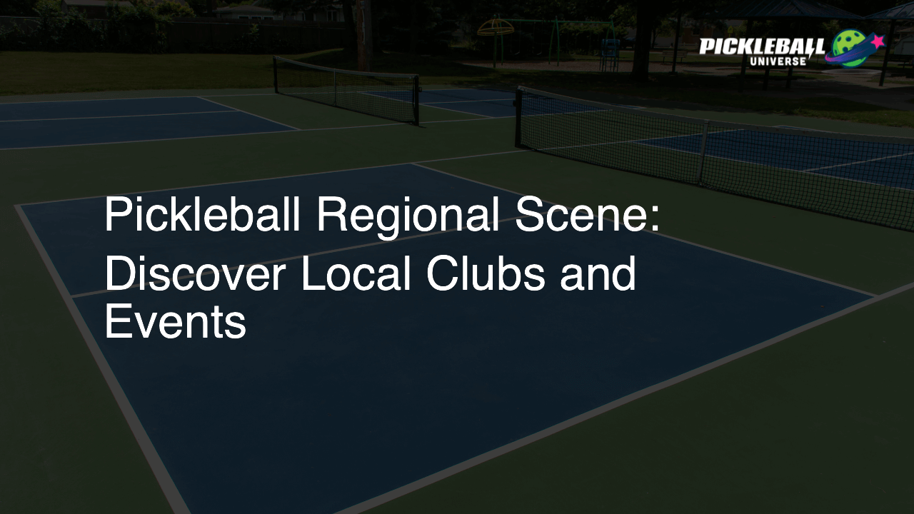 Pickleball Regional Scene: Discover Local Clubs and Events