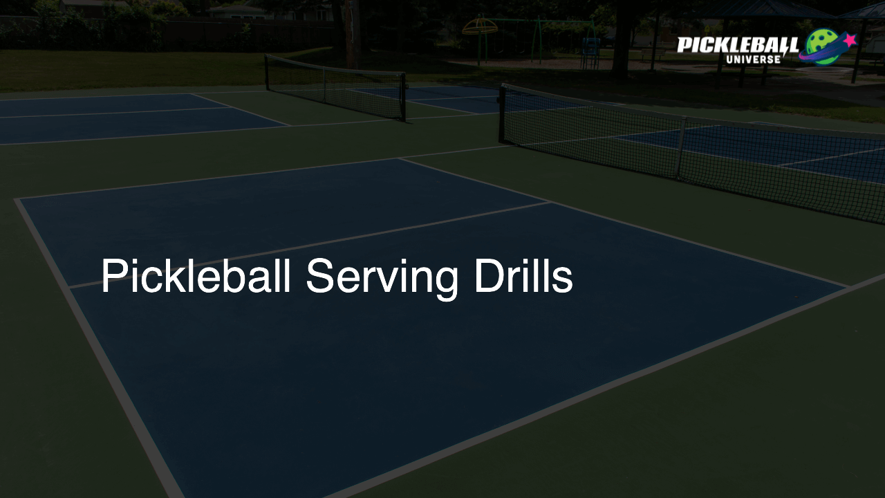 Pickleball Serving Drills