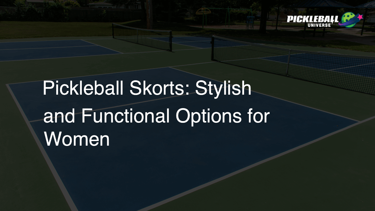 Pickleball Skorts: Stylish and Functional Options for Women
