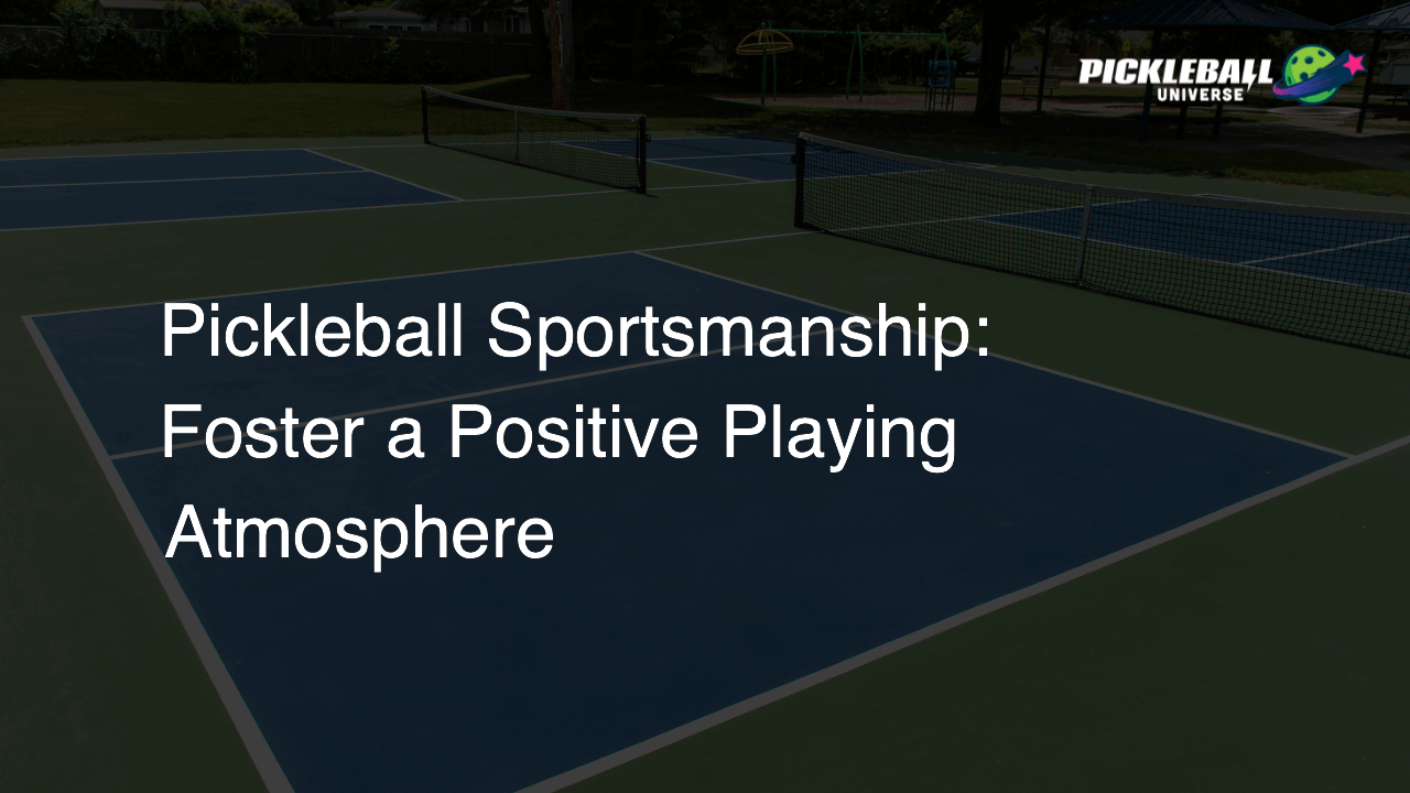 Pickleball Sportsmanship: Foster a Positive Playing Atmosphere