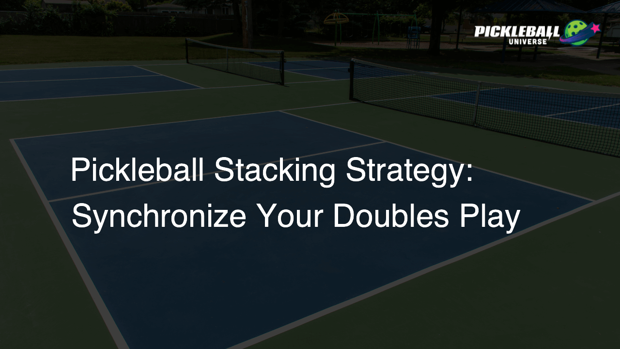 Pickleball Stacking Strategy: Synchronize Your Doubles Play