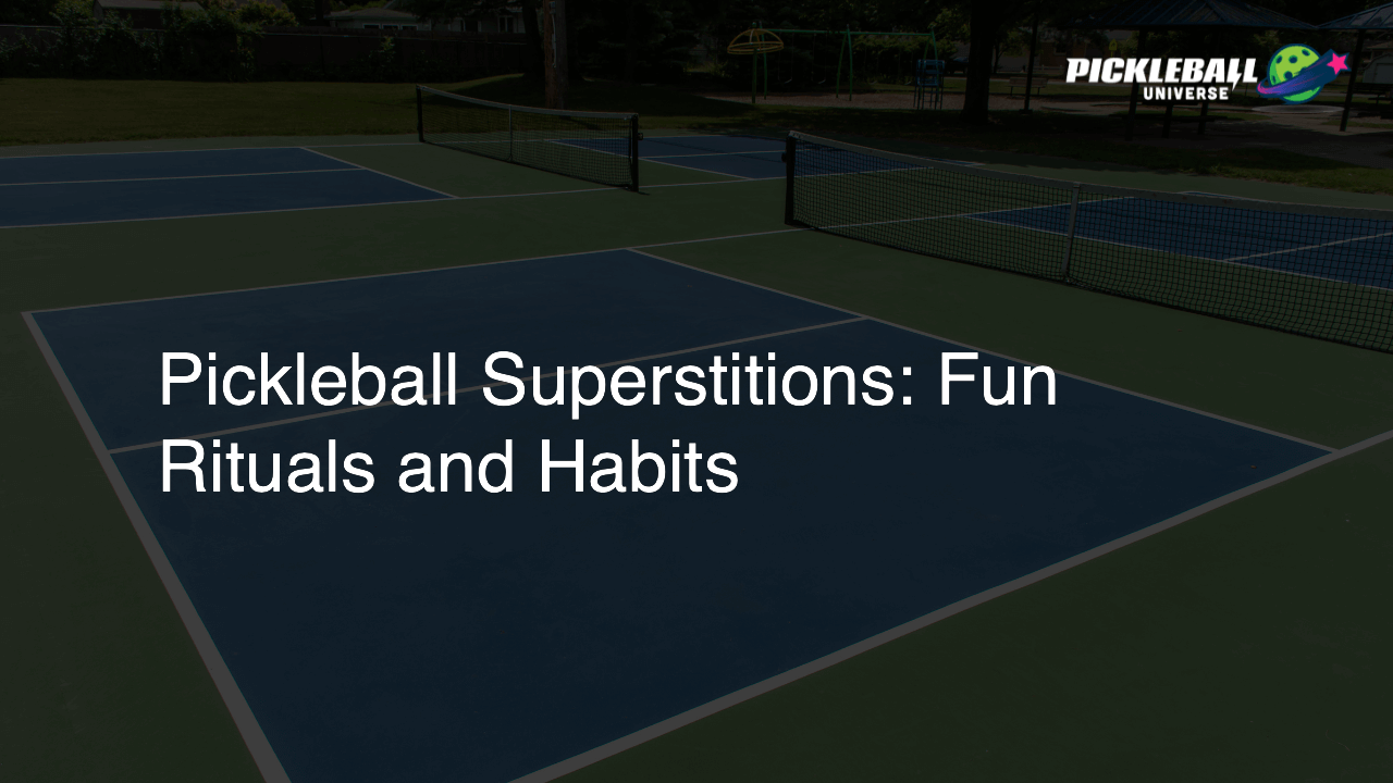Pickleball Superstitions: Fun Rituals and Habits