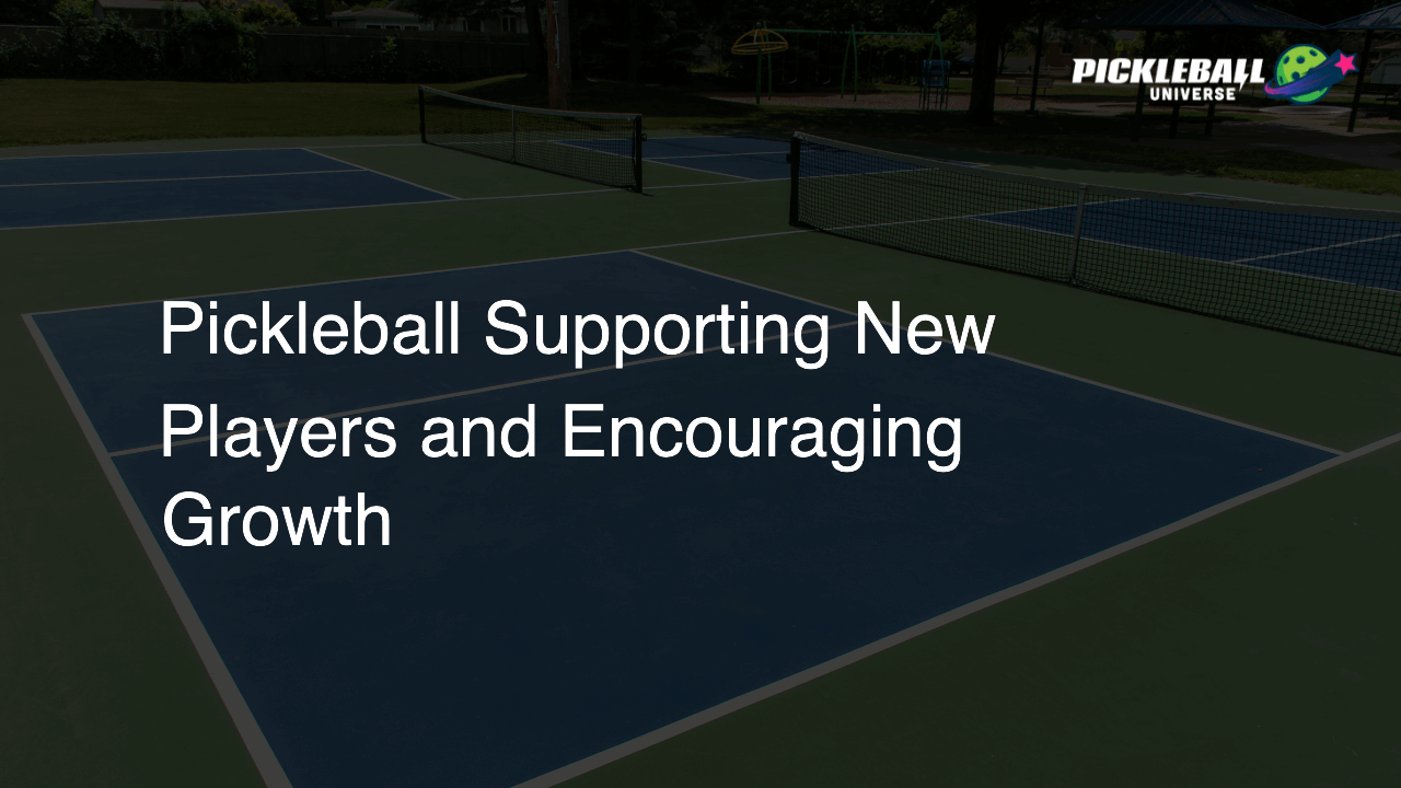 Pickleball Supporting New Players and Encouraging Growth