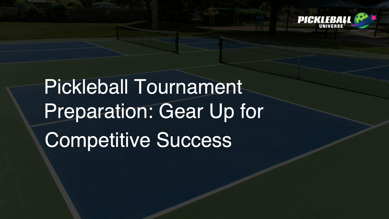 Pickleball Tournament Preparation: Gear Up for Competitive Success