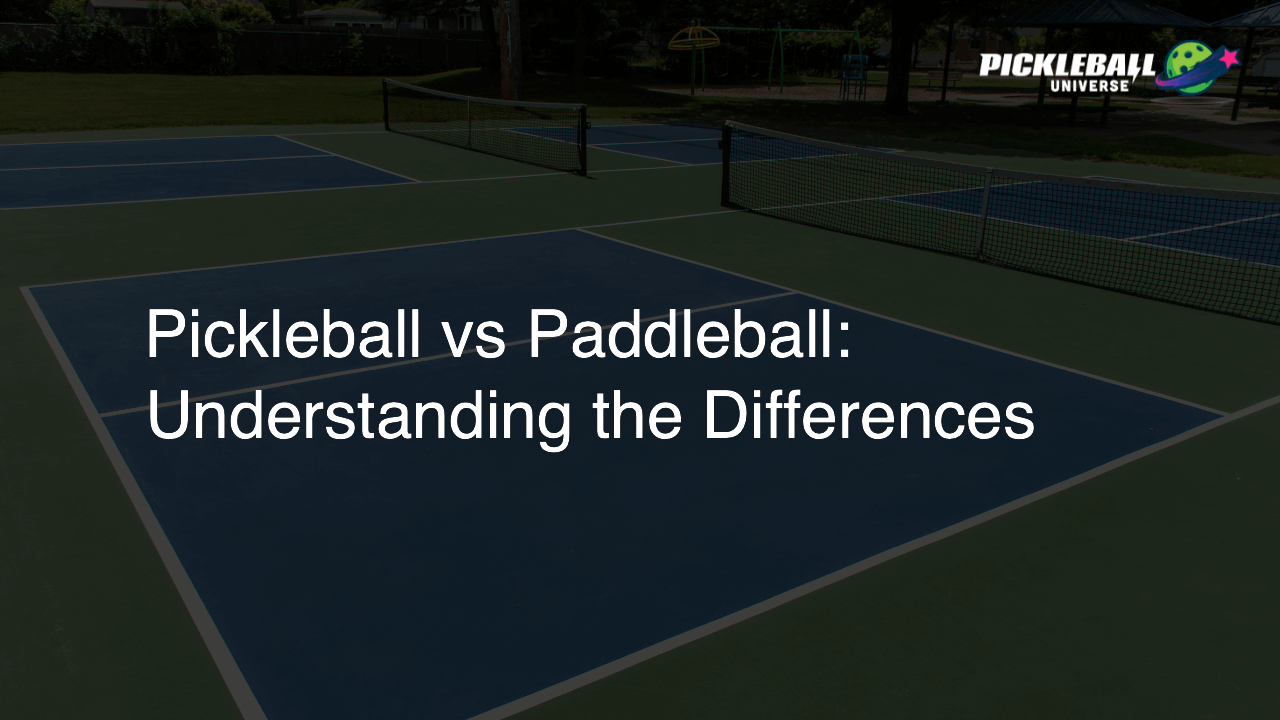 Pickleball vs Paddleball: Understanding the Differences